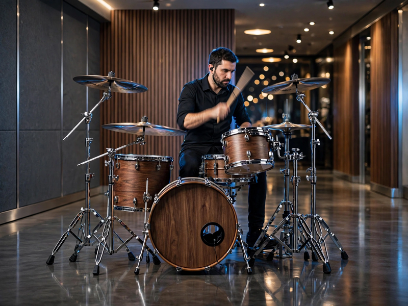 Acoustic Drum kit, electric drum kit, percussion, cajon, djembe, congas, bongos